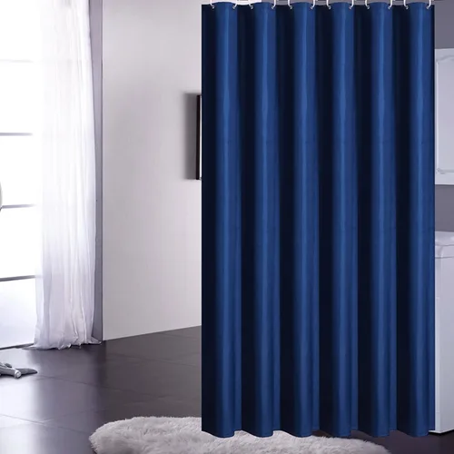 Miniatura 33 de DEARART Juego de cortinas de ducha negras de 60 pulgadas de ancho x 72 pulgadas de alto, cortinas de ducha de tela con ojales y ganchos, de secado