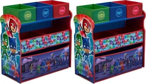 Miniatura 15 de Delta Children Design & Store - Organizador de almacenamiento de juguetes de 6 compartimentos, Nick Jr. PAW Patrol Cachorros de rescate de la Patrul