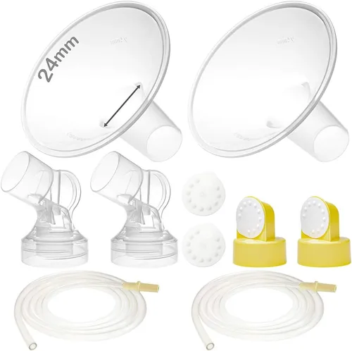 Miniatura 13 de Piezas de bomba Nenesupply con bridas de 27mm Compatibles con piezas de la bomba Medela Pump in Style Accesorios para bomba de pecho No son piezas