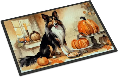 Miniatura 69 de Caroline's Treasures DAC1720MAT Affenpinscher - Tapete de otoño para cocina, con calabazas, 18 x 27 pulgadas, tapete para puerta delantera