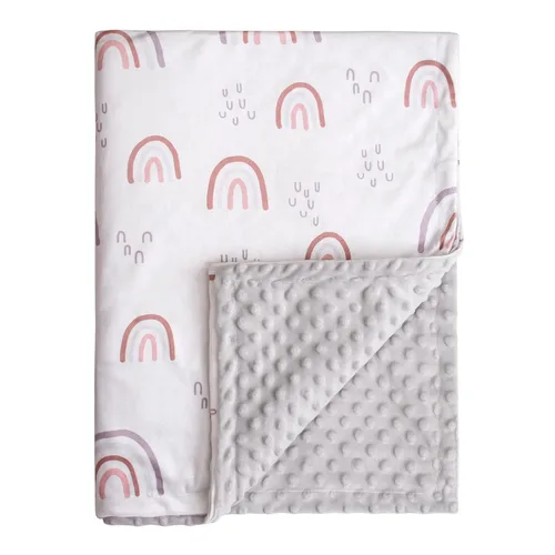 Miniatura 9 de Soarwg Kids Manta de Bebé Unisex para Recién Nacido, Mantas de Arcoíris Súper Suaves y Cómodas, para Cama de Guardería de Bebé y Niño Pequeño, Manta