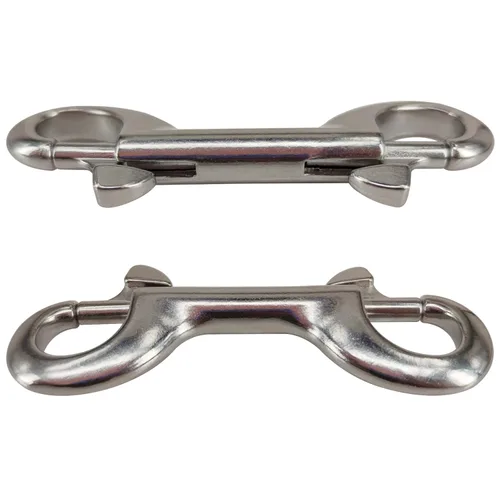 Miniatura 7 de Yeebline Gancho a presión de doble extremo, paquete de 2 broches de gatillo de doble extremo de acero inoxidable 316 de 4.5 pulgadas, de grado