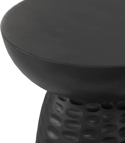 Miniatura 9 de SIMPLIHOME Boyd - Mesa auxiliar redonda de madera de mango maciza de 13 pulgadas de ancho x 18 pulgadas de alto, mesa de noche contemporánea hecha a