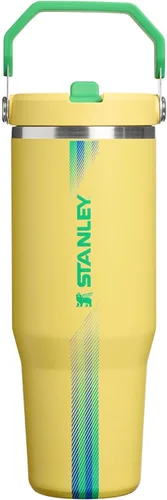 Miniatura 97 de Stanley IceFlow 2.0 Vaso con Popote Plegable con Asa 30 oz Tapa de Rosca y Popote Desmontable Botella de Agua Resistente a Fugas Acero