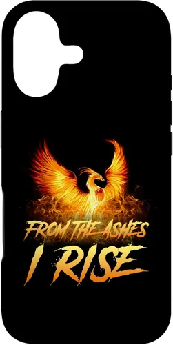 Miniatura 32 de Funda de regalo motivacional para iPhone 13 Pro Max From the Ashes I Rise Phoenix Bird