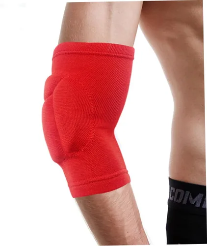 Miniatura 4 de Coderas acolchadas para deportes, 1 par de protectores de brazo de compresión transpirable y absorbente de golpes para baloncesto, voleibol