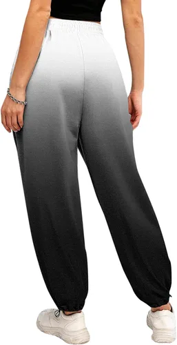 Miniatura 3 de Pantalones deportivos de invierno para mujer, de cintura alta, con cordón ajustable, pantalones de entrenamiento
