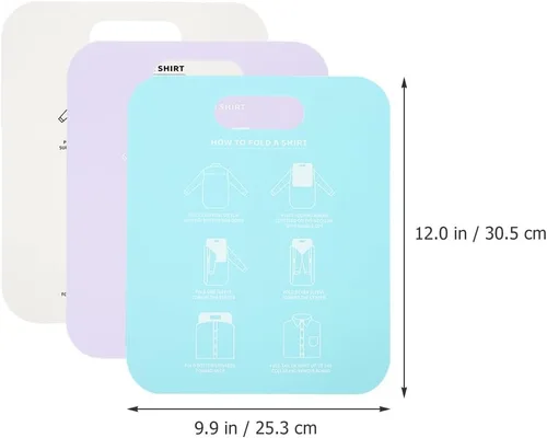 Miniatura 2 de Alipis 3 piezas de tabla de ropa, carpeta de camisetas plegables para adultos, camisetas plegables para adultos, disfraces para adultos, disfraces
