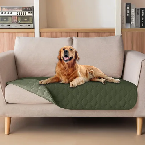 Miniatura 109 de gogobunny Manta 100% Impermeable de Doble Cara para Perros, Cubierta Suave para Cama de Mascotas, Reversible, Protege Muebles, Sillón, Sofá, Coche