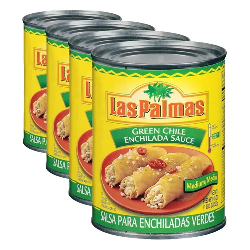 Miniatura 15 de Salsa para Enchiladas de Chile Verde Las Palmas, Mediana, 10 Onzas