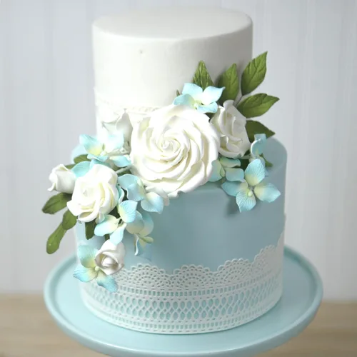 Miniatura 7 de Global Sugar Art Rebecca Rose Sugar Cake Flowers - Flores blancas de 2 pulgadas, 8 unidades por Chef Alan Tetreault Blanco 2 pulgadas
