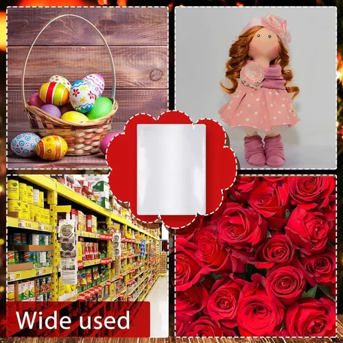 Miniatura 7 de Tatuo 15 bolsas grandes de celofán de 30 x 40 pulgadas, bolsas transparentes de plástico OPP para cestas de regalo, decoraciones de regalos