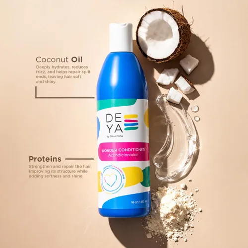 Miniatura 4 de Acondicionador DEYA Wonder, hidrata restaura y proporciona brillo. Hidrata Acondiciona y Provee Brillo Para Todo Tipo de Cabello. (16 oz)