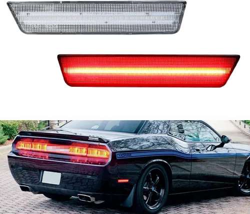 Miniatura 8 de juego completo de luces led amber transparentes compatibles con 2008 2009 2010 2011 2012 2013 2014 Dodge Challenger R/T Classic Rallye Redline SRT8