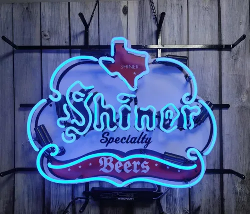 Miniatura 2 de Letreros de neón para bar, bar, club, dormitorio, cafetería, tienda, compatible con Shiner Beer Glass Neon Sign para oficina, hotel, pub, cafetería