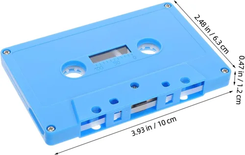 Miniatura 2 de Decoración de música retro, 2 unidades, caja de cinta de casete en blanco para decoración de sala de música, suministros de fiesta de cinta
