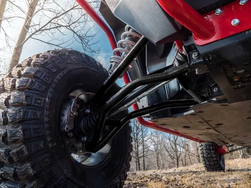 Miniatura 3 de SuperATV Brazos A superiores e inferiores de alta holgura compatibles con los modelos Polaris RZR XP 1000 y Turbo (ver ajuste), color negro