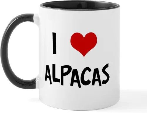 Miniatura 21 de CafePress A Is For Alpaca Taza de café de cerámica de 11 oz (11.0 fl oz)