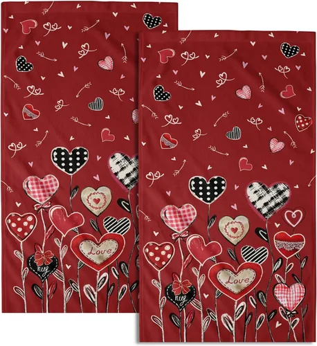 Miniatura 41 de Winter Trees - Juego de 2 toallas de mano de 28 x 14 pulgadas, diseño de árbol de pino de nieve, color beige, absorbente, de microfibra, para baño
