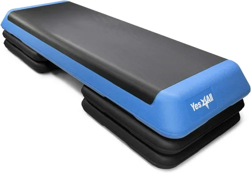 Miniatura 8 de Yes4All Plataforma de Step Aeróbico Ajustable 2 en 1 Stepper para Ejercicios de Fitness con Patas de Tabla de Equilibrio Basculante