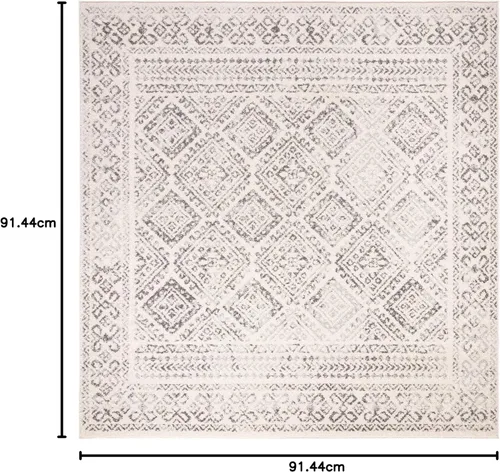 Miniatura 246 de Safavieh - Alfombra decorativa de la colección Tulum, modelo TUL264F, estilo marroquí, bohemio y desgastado, no suelta pelusa, para sala, vestíbulo