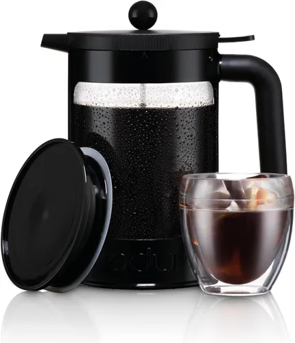 Miniatura 4 de Bodum Cafetera de infusión fría de 51oz, Negra - Fabricada en Portugal Negro
