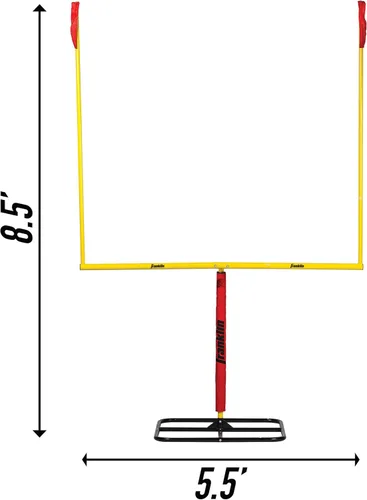 Miniatura 2 de Franklin Sports - Poste de portería de fútbol americano de acero auténtico de 8.5' x 5.5' - Poste para niños - Juego de postes de portería de fútbol