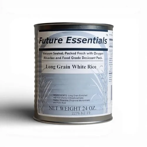 Miniatura 11 de Future Essentials Arroz blanco de grano largo – Arroz blanco crudo cultivado en Estados Unidos con vida útil de 25 años – Alimento de emergencia