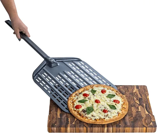 Miniatura 2 de CETRO Pizza Peel Aluminio anodizado Perfecto para pizza napolitana