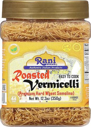 Miniatura 11 de Fideos asados Rani (fideos de trigo tostado) 12.25 onzas (12.35 oz), paquete de 6 ~ Todo natural Vegano Sin OMG Origen indio