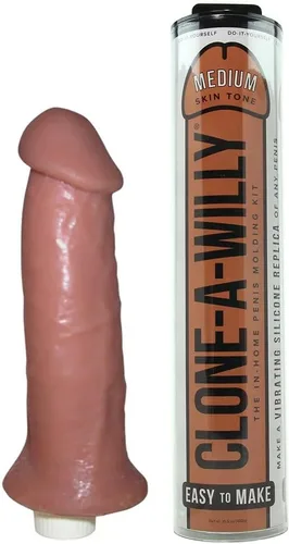 Miniatura 2 de Clone-A-Willy Kit de fundición de pene de silicona - tono de piel medio