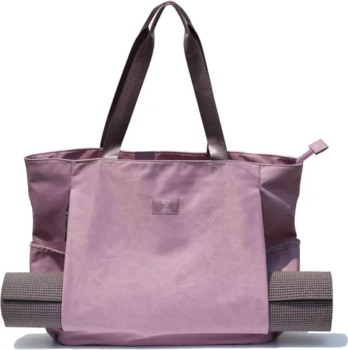 Bolsa para esterilla de yoga ESVAN, bolsa de mano para yoga, bandolera para esterilla de yoga, bolsa de transporte para oficina, yoga, pilates,