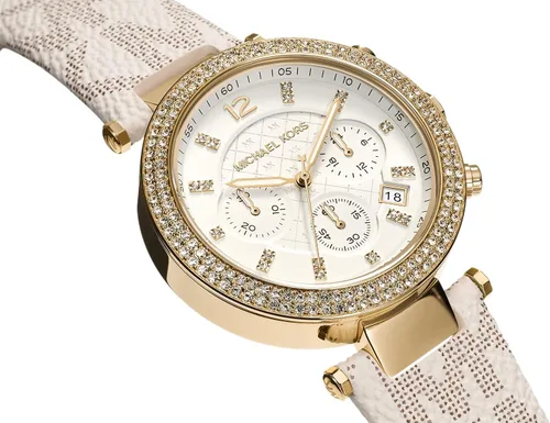 Miniatura 4 de Michael Kors - Reloj Parker de acero inoxidable con detalles de diamantes