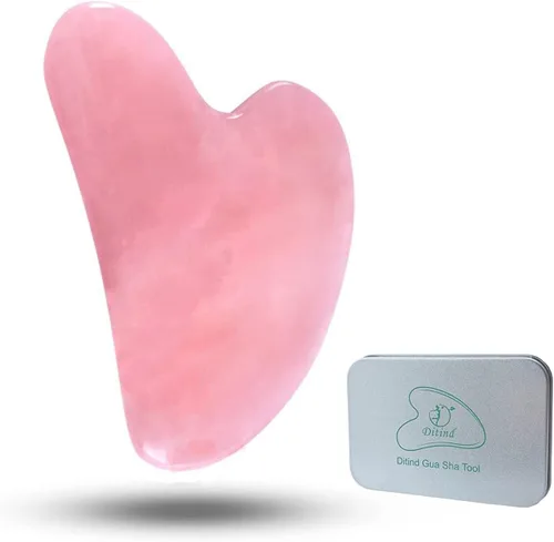 Miniatura 8 de Herramientas faciales Gua Sha, herramienta de masaje Gua Sha de obsidiana negra, herramienta de guasha de jade natural para masaje de piel facial