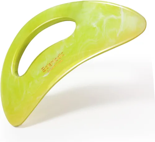 Miniatura 31 de Scienlodic Gua Sha - Herramienta de masaje con mango (resina), herramienta de raspado Guasha más grande para masaje de espalda, cuello, cara