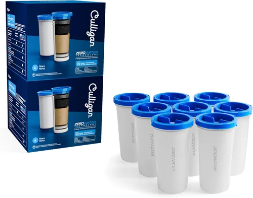 Miniatura 12 de Culligan con tecnología ZeroWater - Filtro de repuesto de 4 unidades, filtro de agua avanzado de 5 etapas – Certificado IAPMO para reducir el plomo