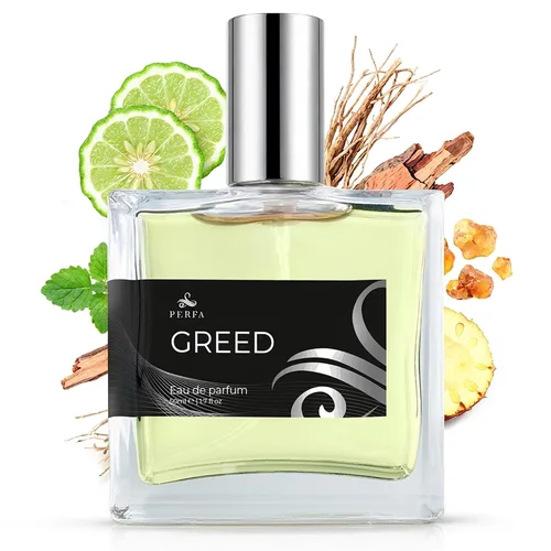 Perfa Greed - Colonia para hombre | Perfume asequible para hombres | Perfumes de lujo de 12 horas de duración para hombres | Colonia para hombres