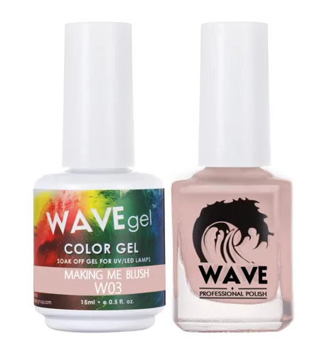 Miniatura 85 de WAVEGEL - Juego dúo de gel y esmalte de uñas a juego - Colección Simplicity - #P109 Blizzard I 0.5 onzas