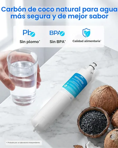 Miniatura 4 de Waterdrop Filtro de agua de repuesto para refrigerador GE® RPWFE®, RPWF (chip integrado), compatible con GFE28GYNFS, GFE28GELDS, PFE28KELDS