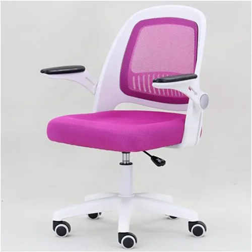 Miniatura 9 de Office Desk Computer Gaming Ergonomic Chair with Lumbar Back Support Adjustable Height Swivel Wheels Flip-up Arms Mesh Chair for Home Office