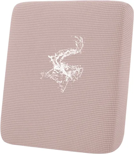 Miniatura 30 de hyha Fundas impermeables para cojines de sofá para mascotas, funda antideslizante para asiento de sofá para perros lavable, tela de jacquard Gris