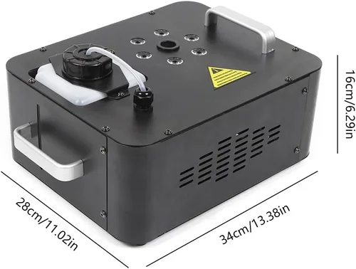 Miniatura 9 de Gdrasuya10 Máquina de niebla LED RGB de 900 W, máquina de humo para escenario de Halloween, máquina de humo para fiestas, DMX, DJ, escenario, niebla