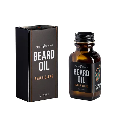 Miniatura 14 de Fresh Beards City Limit - Aceite para barba – Fragancia de madera de teca y lavanda – Aceite perfumado para barba y bigote para hombre – Hidratante