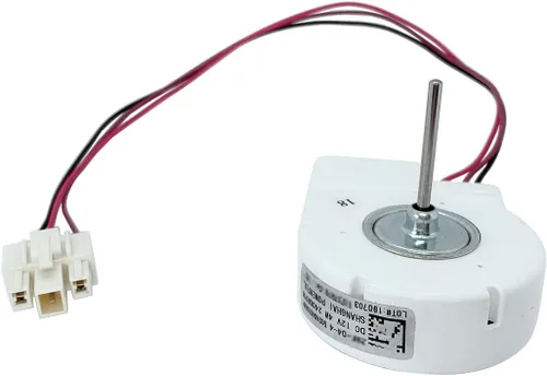 Miniatura 5 de Piezas de repuesto del motor del ventilador del evaporador del refrigerador DC12V 4W para el refrigerador Vissani/Frigidaire/Magic Chef, el motor
