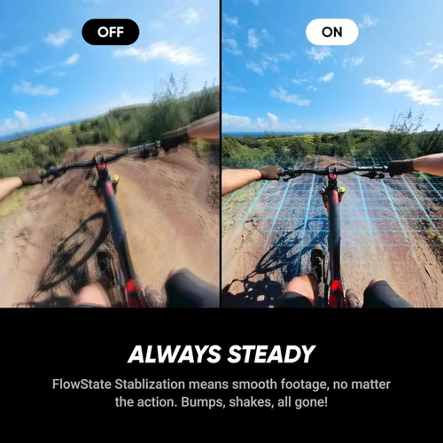 Miniatura 7 de Insta360 X5 Paquete Esencial - Cámara de acción 360 impermeable de 8K El paquete incluye palo para selfies, batería extra, estuche de carga