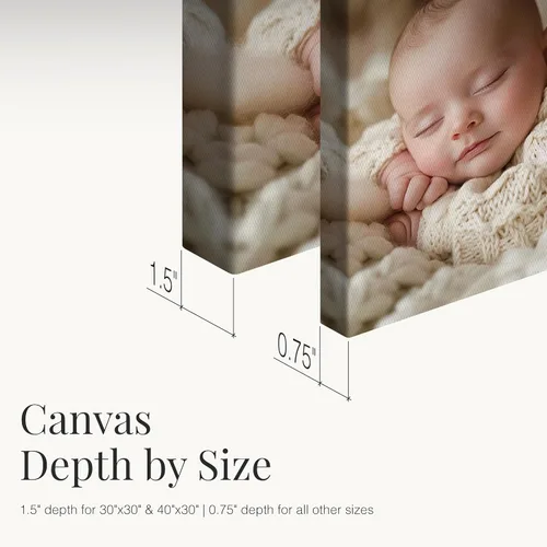 Miniatura 8 de Smile Art Design Impresión en lienzo personalizada: arte de pared con fotos personalizadas, hecho a pedido en Estados Unidos, lienzo premium