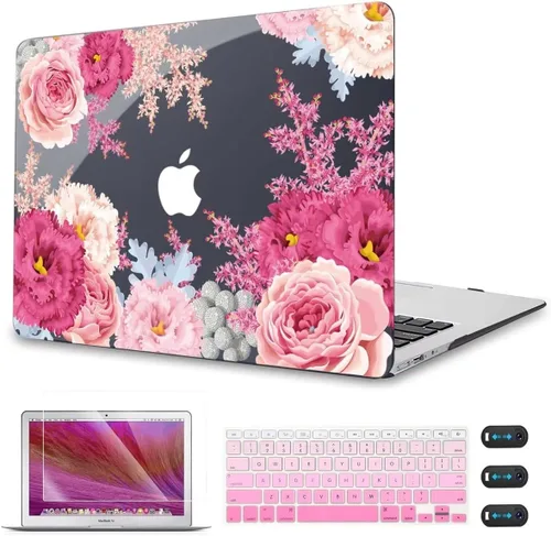 Miniatura 8 de CISSOOK Compatible con modelos de fundas para MacBook Air de 13 pulgadas: A1369 y A1466, versión anterior 2010-2017, carcasa rígida de plástico