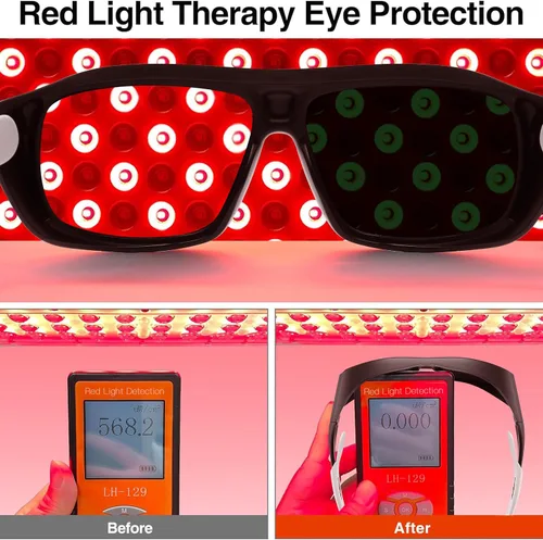 Miniatura 5 de Alsenor IPL 200nm-540nm y 532nm OD5+ gafas de seguridad láser gafas de terapia de luz roja para bronceado gafas y tratamiento de depilación láser