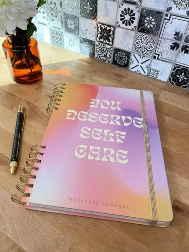 Miniatura 5 de DesignWorks Ink You Deserve Spiral Mindfulness Notebook Guided Gratitude and Wellness Journal Undated Daily Planner With Self Care Activity Prompts