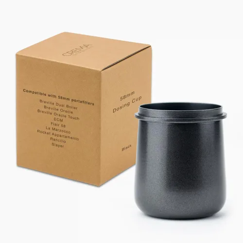 Miniatura 8 de Productos de Café Crema 54mm Taza Dosificadora Compatible con Portafiltros Breville, etc. Acero Inoxidable 100% Duradero Lengüeta de Molino